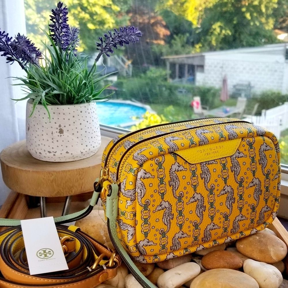 Tory Burch Perry Printed Seahorse Crossbody